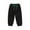 Black, variant on AherBiu Baby Toddler Girls Clothes Cinch Bottom Sweatpants Joggers for Boys High Waisted Trousers with Pockets