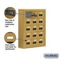 thumbnail image 2 of Salsbury Industries 19055-15GSC Cell Phone Storage Locker - 5 Door High Unit (5 Inch Deep Compartments) - 15 A Doors - Gold - Surface Mounted - Resettable Combination Locks, 2 of 4