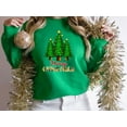 thumbnail image 6 of Merry Christmas Tree Sweatshirt, Cute Christmas Shirt, Women's Christmas Sweater, Holiday Sweater, Leopard Print Christmas Sweater, 6 of 10