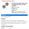 thumbnail image 2 of Rear Wheel Hub and Bearing Kit 2 Piece - Compatible with 2006 - 2010 Jeep Commander 2007 2008 2009, 2 of 2
