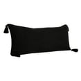 thumbnail image 4 of Ox Bay Hampton 14" x 36" Black Solid Cotton Reversible Adult Decorative Throw Pillow, 4 of 10