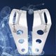 thumbnail image 1 of 35-43mm Motorcycle Headlight Mount Bracket Fork Tube Clamp Kit Black for Chopper Cafe Racer, 1 of 4