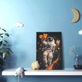 thumbnail image 5 of 12x18 inch Canvas Picture Astronauts And Beverages Prints,Home Kitchen,Hotels Lounge,Restaurant Wall Decor Art Poster Canvas,Gifts For Beverages Lovers,Modern Style Astronauts Decor Posters, 5 of 6