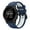 Midnight Blue - White, variant on For Garmin Forerunner 945 22mm Two-color Sports Silicone Watch Band