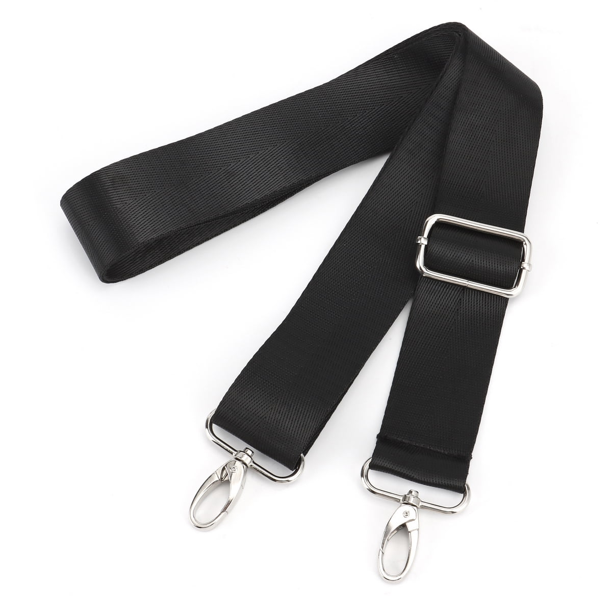 Hemoton Faux Leather Adjustable Shoulder Bag Handbag Handle Crossbody Bag Purse Wallet Strap Replacement (Black), Adult Unisex, Size: As The