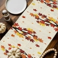 thumbnail image 2 of Thanksgiving Gnome Table Runner, Autumn Thanksgiving Kitchen Dining Table Decoration for Home Party Decor 13x90 Inches, 2 of 9