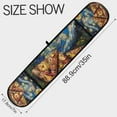 thumbnail image 3 of Yayeee Double Oven Mitt Kitchen Heat Resistant Baking 35" x7" Quilted Glove, Starry Pizza, 3 of 6