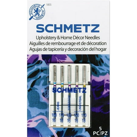 UPC: 0036346318554 | Schmetz Upholstery & Home Decor Needles-Assorted 5/Pkg