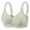 Green, variant on Plus Size Bras for Women Supportive Wireless Adjustable Strap Push up Padded Stretchy Full Coverage Everyday Bras(Large,Beige)