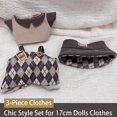 thumbnail image 2 of Set de ropa para muñecas de 17 cm ABAOWO Cute Hat & Outfit 2 Set, 2 of 4