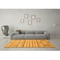 thumbnail image 3 of Ahgly Company Indoor Rectangle Abstract Orange Modern Area Rugs, 5' x 7', 3 of 4