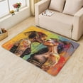 thumbnail image 3 of Abstract Girl Rug 4x5 Area Rugs for Bedroom Living Room, Art Area Rug, Woman Carpet Machine Washable Non-Slip Rug, Soft Low Pile Area Rug, Indoor Decorative Rugs Z&lL277, 3 of 7