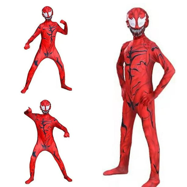 Venom Carnage Spider-man Cosplay disfraz niños niño fiesta vestido de lujo mono