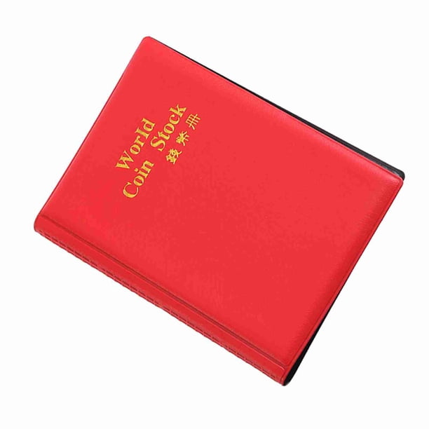 Libro De Soporte De álbum De Almacenamiento De Monedas Mundiales Gran Capacidad Para La Colección De Monedas Azules