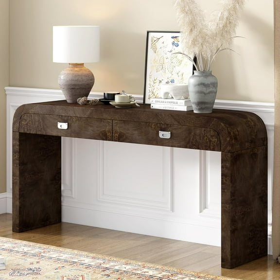 American Homes Collection Peter Oak Console Table