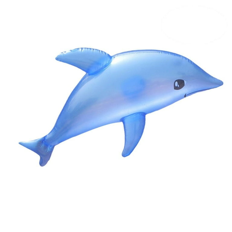 Dolphin blow sale up pool toy