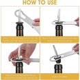 thumbnail image 4 of Metal Bottle Opener and Pourer, 3 Pack Flat Beer Bottle Opener Stainless Steel Wine Bottle Opener Bar Bottle Opener for Bartender Kitchen Bar, 4 of 5