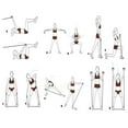 thumbnail image 7 of Wacces Resistance Band Set with Door Anchor, Ankle Strap, Exercise Chart & Resistance Band Carrying Case, 11 Piece, 7 of 7