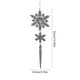 thumbnail image 3 of Adornos navideños de copos de nieve | Adornos colgantes de plástico blanco | Decoración para ventanas y fiestas | Colgantes de copos de nieve ligeros y duraderos | Decoración navideña para fiestas y, 3 of 6
