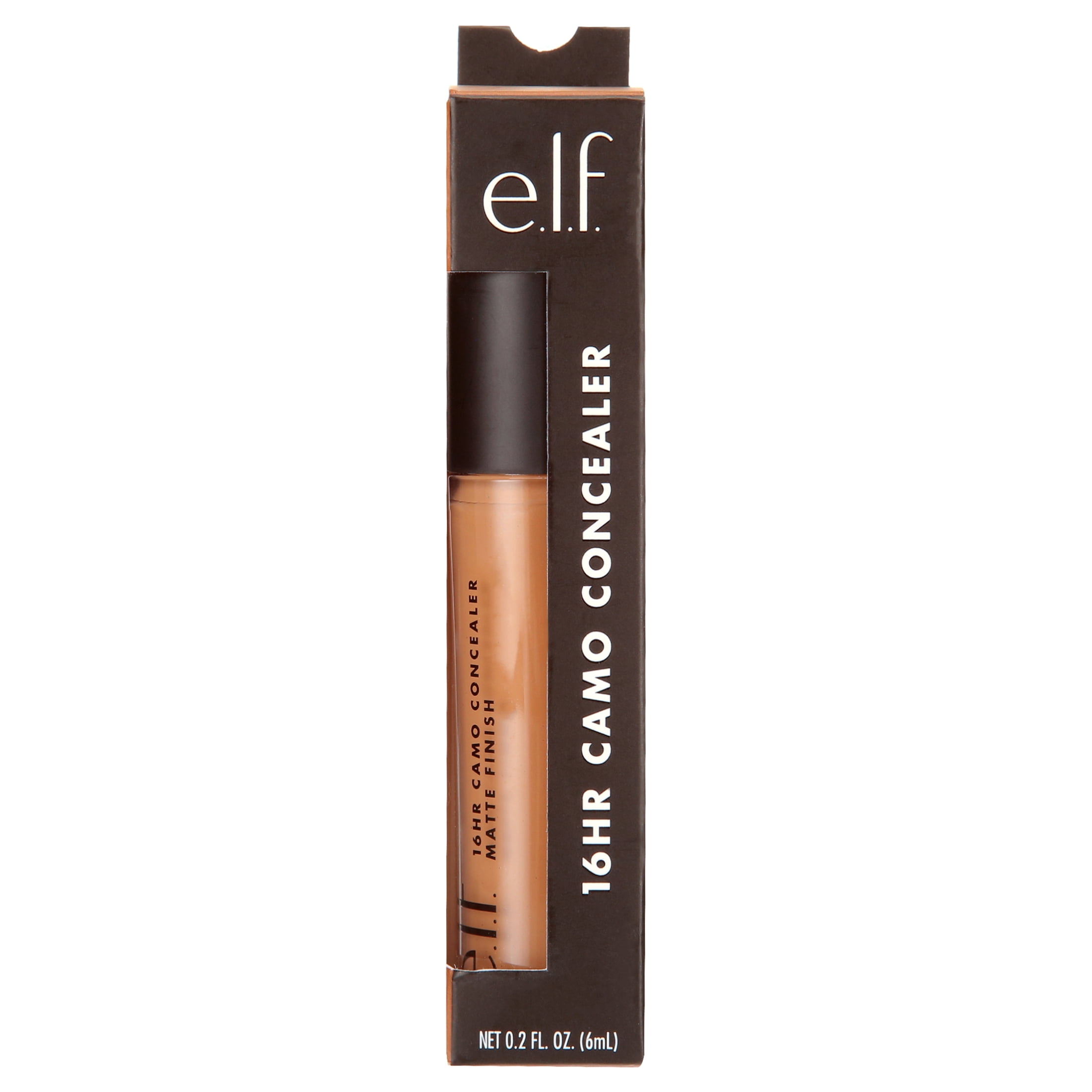 e.l.f. 16HR Camo Concealer, Deep Chestnut, 0.203 fl oz