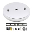 thumbnail image 1 of Milaget Canopy Kit DIY Project Iron for Hanging Lamp Replacement Ceiling Cover Plate Dia 12cm, 1 of 9