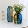 thumbnail image 4 of Vaso Jaky-Global con forma de flor navideña, 30 cm, oro azul, 4 of 6