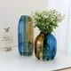 thumbnail image 4 of Vaso Jaky-Global con forma de flor navideña, 30 cm, oro azul, 4 of 6