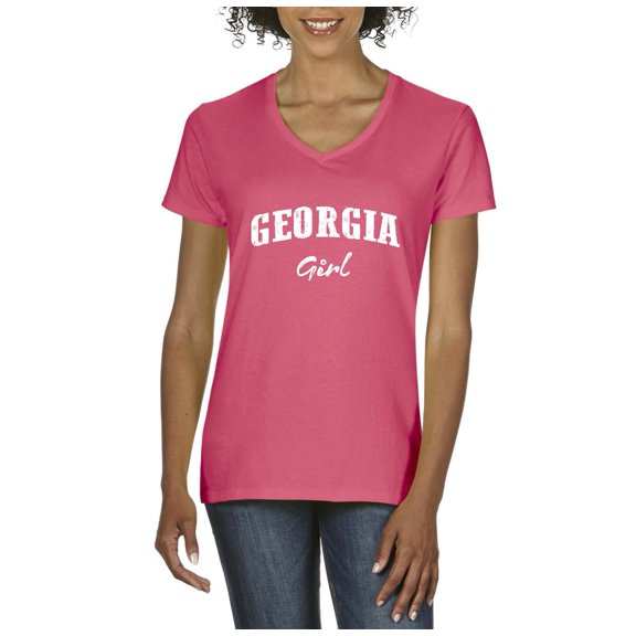 Artix - Women's T-Shirt V-Neck Short Sleeve - Georgia Girl