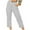 White, variant on WMTBSRSW Striped Capri Pants for Women Casual Button Pull On Dress Pants Loose Straight Leg Work Trouser with Pockets