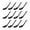 1. Black, variant on ABCISI Asian Soup Spoons 12 pieces, 12HSP-W, Large Japanese Soup Spoons, Soba Rice Pho Ramen Noodle Soup Spoons, Chinese Won Ton Soup Spoon, Hook Style (12 Spoons, White)