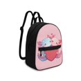 thumbnail image 2 of Eheartsgir Axolotl Heart Print Adjustable Strap Small Backpack, Water-Resistant Lightweight Daypack with Front Pocket for Work Walking, 2 of 8