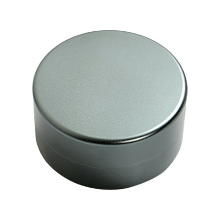 

Xinwanna Aluminum Mini Case Round Moisture-proof Rust Resistance Small Pocket Tool Holder Case for Camping (Grey)