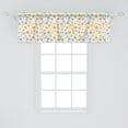 thumbnail image 2 of Ambesonne Art Valance Pack of 2, Varieties of Colorful Stars, 54"X18", Multicolor, 2 of 4