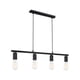 thumbnail image 1 of Lámpara suspendida Illux 4 luces colgante E26 Luz cálida estilo industrial DL-6624.N30, 1 of 4