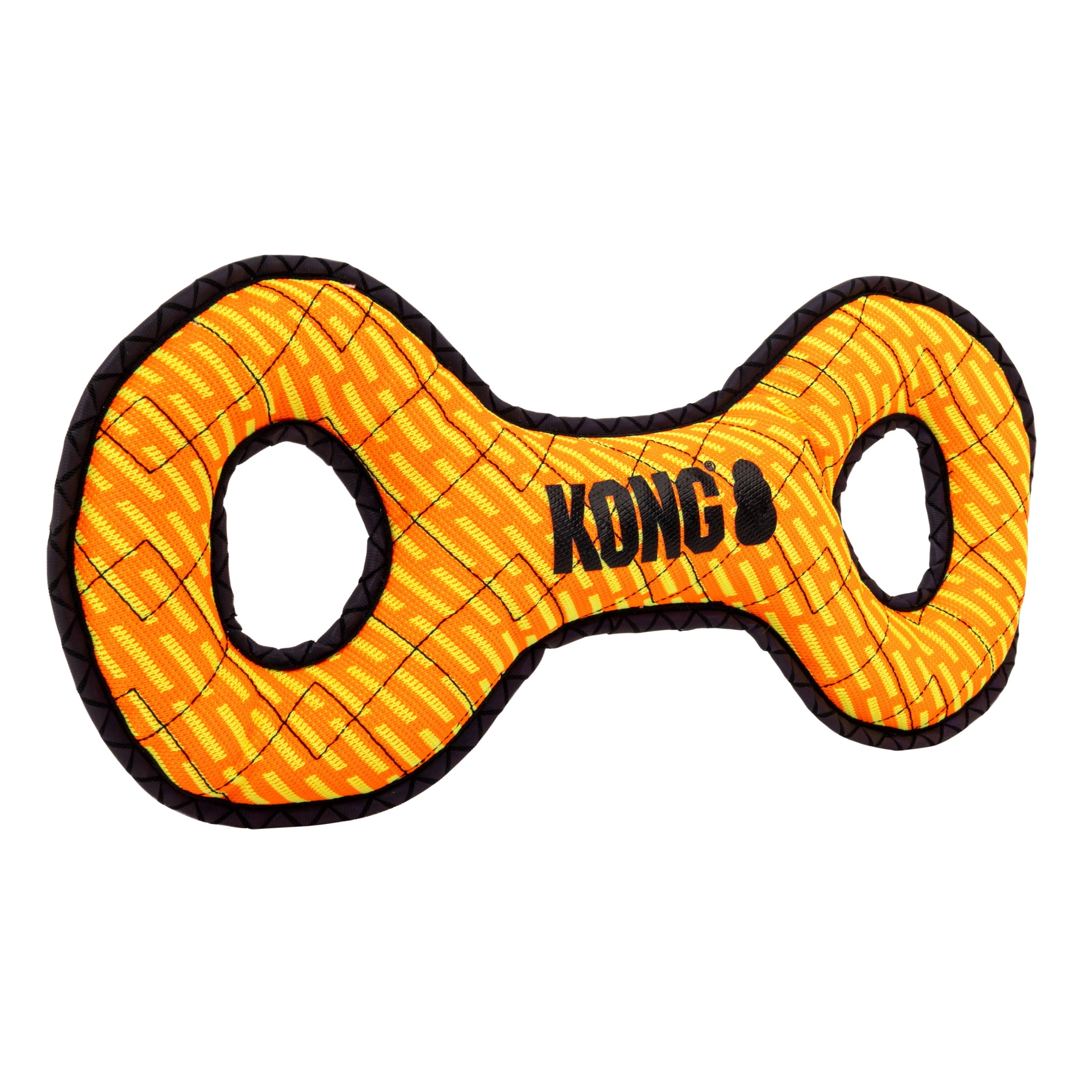 KONG® Armor® Double Tug Durable Plush Dog Toy, Large, Orange