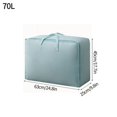 thumbnail image 1 of Bolsa de almacenamiento de ropa de gran capacidad, armario impermeable, organizador de guardarropa, colcha, almohada, manta, organizador, almacenamiento de ropa de cama a prueba de polvo, 1 of 5