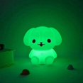 thumbnail image 3 of Soft Silicone Animal Shape Night Light for Kids, Rechargeable LED with RGB Multicolor & Gentle Glow, 3 of 5