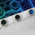 thumbnail image 5 of Homewish Green Blue Gamepad Black Out Curtains, Gamer Gaming Theme Curtains Pack of 2 (42x63 Each), Teens Kids Boys Girls Bedroom Curtains, Blackout Curtains Room Decor, 5 of 7