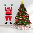 thumbnail image 4 of Papá Noel colgante de escada libre de 41 pulgadas para decoración navideña Adorno colgante Muñeca festiva interior y exterior Patio Decoración yotijar Decoraciones De Santa, 4 of 9