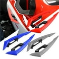 thumbnail image 2 of Motorcycle Winglet Aerodynamic Spoiler Adhesive Decoration Red Blue Gray, 2 of 5