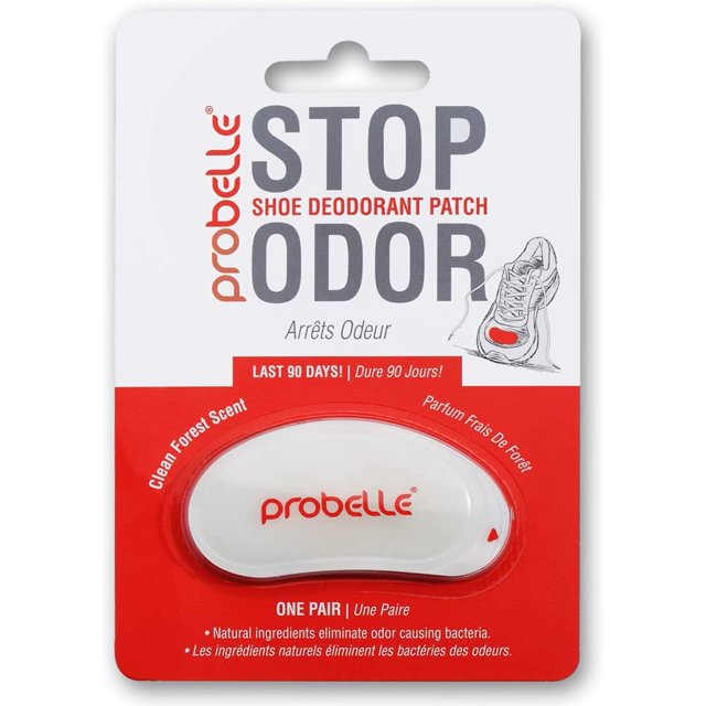 Probelle Parche Desodorante para Calzado. Elimina de Forma Natual la Bacteria que Causa el Mal Olor. Dosodoriza Zapatos y Tenis por 90 Dias. 100% Seguro y No-Toxico. Ponlo y Listo! 1 par. Probelle Shoe Deodorant Patch