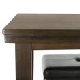 thumbnail image 4 of SAFAVIEH Billy Solid Contemporary 5-Piece Wood Pub Set, Dark Brown, 4 of 8