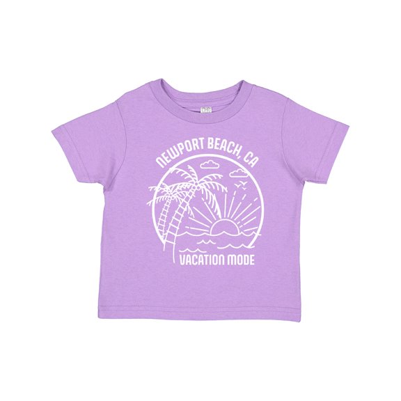 Inktastic Summer Vacation Mode Newport Beach California Boys or Girls Toddler T-Shirt