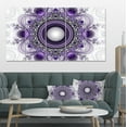 thumbnail image 1 of Design Art - Motif Fractal Violet avec Cercles, 1 of 3