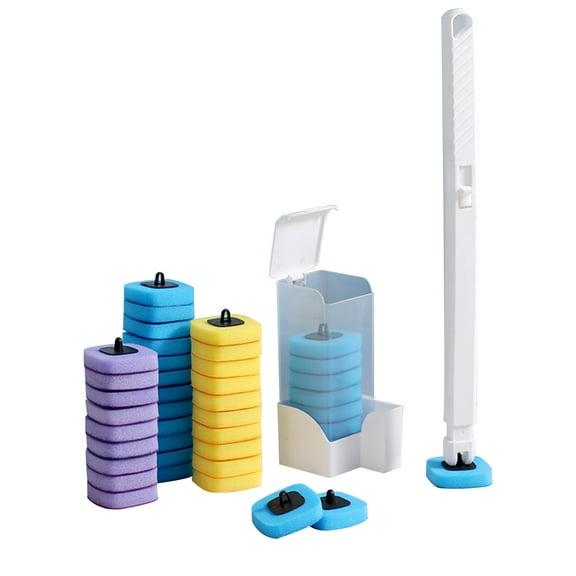 BTideas Disposable Toilet Bowl Cleaner Wand with 36 Toilte Wand Refills,Toilet Cleaner Wand