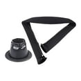 thumbnail image 1 of DYNWAVECA Boat Zippered Rigging Sleeve Marine Cable Boot Boat Maintenance Oxford Cloth Black Trolling Motor Cable Sleeve Wire Protector, 1 of 10