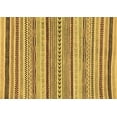 thumbnail image 1 of Ahgly Company Indoor Rectangle Abstract Brown Modern Area Rugs, 2' x 3', 1 of 4