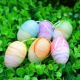thumbnail image 5 of Style 1 6 uds lindos huevos de Pascua de espuma manualidades Diy decoración colgante para premios de aula de Pascua, 5 of 5
