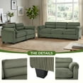 thumbnail image 3 of Bonzy Home Modular Sectional Sofa Couches for Living Room Ideal for Small Spaces & Family Fun Green, 3 of 7
