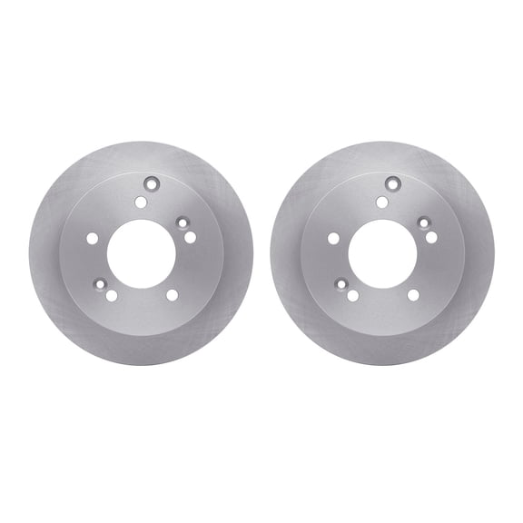 Dynamic Friction Company Rear Brake Rotors 6002-03014